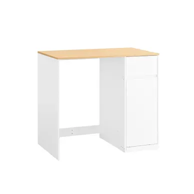 Meuble De Buanderie à Un Tiroir Blanc 100x60x90cm Nordique BZr217-nw