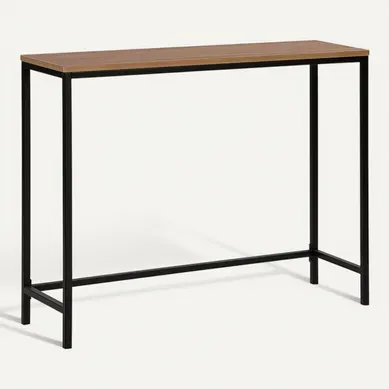 Table Console Imitation Bois Foncé Tulia Table Console Imitation Bois Foncé Tulia