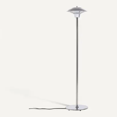 Chauffage Électrique Sur Poteau 1500 W Argenté Askja Chauffage Électrique Sur Poteau 1500 W Argenté Askja