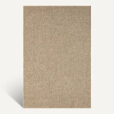 Tapis Kansas Extérieur Jute Terrasse - Nature - 160x230 Cm Tapis Kansas Extérieur Jute Terrasse - Nature - 160x230 Cm
