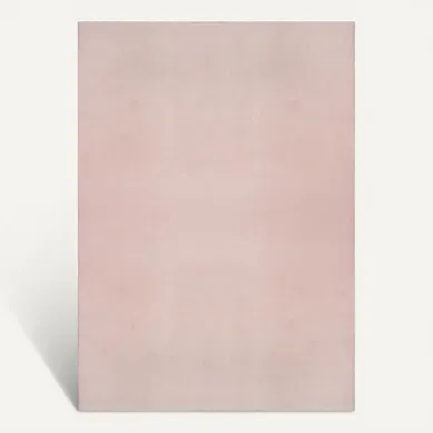 Tapis Moelleux Poils Courts, Antidérapant, Lavable, Soft, Blush, 240 X 340 Cm