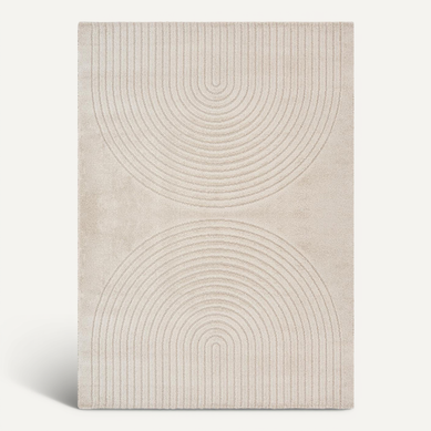 Tapis Elisa Design Géométrique, Beige, 200x280 Cm