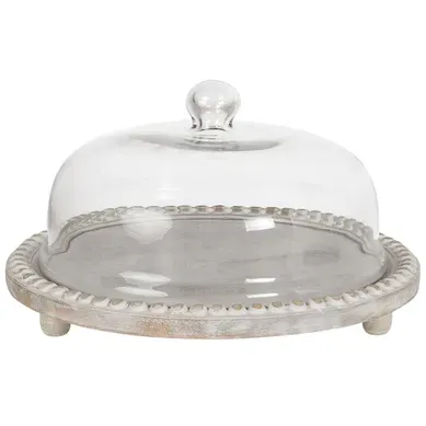 Présentoir à Gâteaux D 29 Cm Beige Dendera Présentoir à Gâteaux D 29 Cm Beige Dendera
