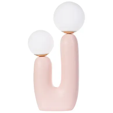 Lampe À Poser Tulun Rose Pastel Lampe À Poser Tulun Rose Pastel