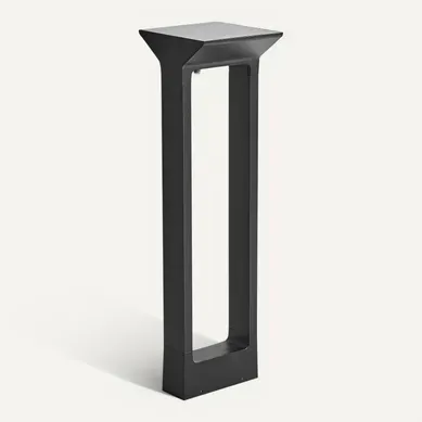 Borne Solaire Extérieure LED Malden Avec Détecteur De Mouvement Noir Borne Solaire Extérieure LED Malden Avec Détecteur De Mouvement Noir