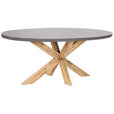 Table De Salle À Manger De Jardin Oristano 190 Cm 100 Cm Béton Gris Table De Salle À Manger De Jardin Oristano 190 Cm 100 Cm Béton Gris