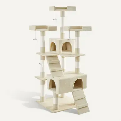 Arbre à Chat Barney En Sisal, Mdf Beige Arbre à Chat Barney En Sisal, Mdf Beige