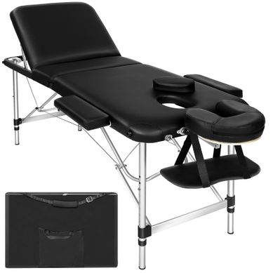 Table De Massage Pliante 3 Zones Rembourrage épais Vinyle Résistant Pliable 210x95 Cm