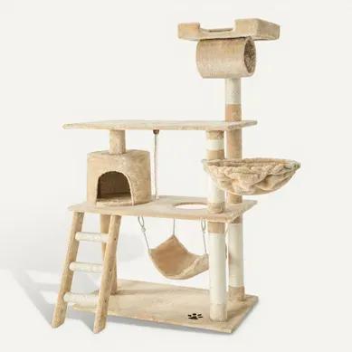 Arbre à Chat Marcel En Sisal, Mdf Beige Arbre à Chat Marcel En Sisal, Mdf Beige