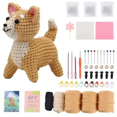 Ce Kit De Crochet Pour Débutants Comprend Des Instructions Et Convient Aux Adultes Et Aux Enfants Ce Kit De Crochet Pour Débutants Comprend Des Instructions Et Convient Aux Adultes Et Aux Enfants