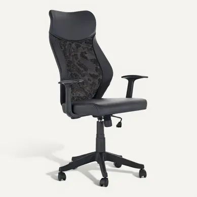 Fauteuil de bureau LOFT 2 Noir vue 3/4