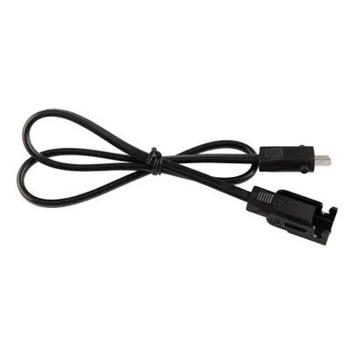 Cordon d'alimentation 2M  noir vue de face