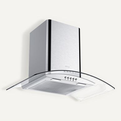 Hotte décorative AYA AHDG6X/3 60 cm inox Hotte décorative AYA AHDG6X/3 60 cm inox vue 3/4
