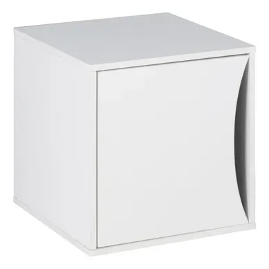 Cube 1 porte NEXT 3 blanc Cube 1 porte NEXT 3 blanc vue 3/4