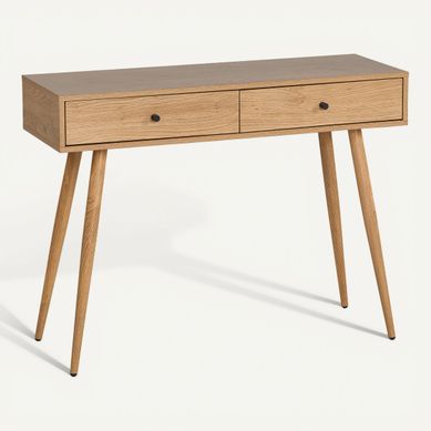 Console COLUMBUS Imitation chêne Console COLUMBUS Imitation chêne vue 3/4