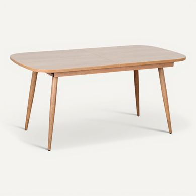 Table à manger extensible 160-200 x 90 cm COLUMBUS imitation chêne Table à manger extensible 160-200 x 90 cm COLUMBUS imitation chêne vue 3/4