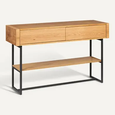 Console WOODS Placage chêne Console WOODS Placage chêne vue 3/4