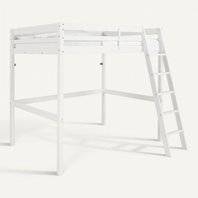 Mezzanine 140x190 cm BLOOM Blanc Mezzanine 140x190 cm BLOOM Blanc vue 3/4