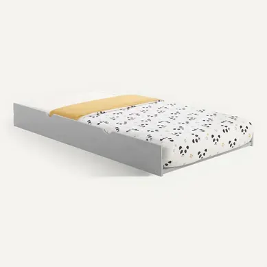 Tiroir lit 90x190 cm BLOOM Gris vue 3/4