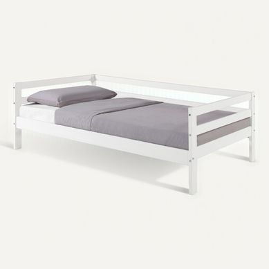 Lit cozy 90x190 cm BLOOM Blanc Lit cozy 90x190 cm BLOOM Blanc vue 3/4
