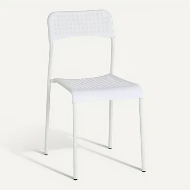 Chaise EMILIE Blanc Chaise EMILIE Blanc vue 3/4