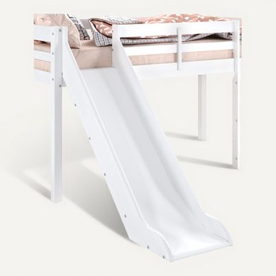 Option toboggan lit mi haut BLOOM Blanc Option toboggan lit mi haut BLOOM Blanc vue 3/4