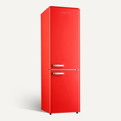 Combiné pose libre SIGNATURE SFC249VRE 249L Rouge vue 3/4