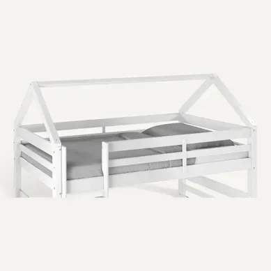 Option toit cabane BLOOM Blanc Option toit cabane BLOOM Blanc vue 3/4