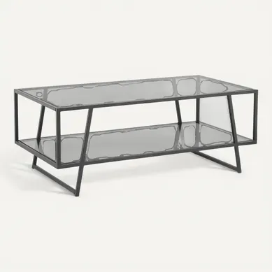 Table basse TIMO Noir Table basse TIMO Noir vue 3/4