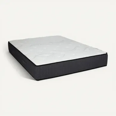 Matelas 140x190 cm ressorts avec 2 cm de mémoire de forme SENZA ép.25 cm Matelas 140x190 cm ressorts avec 2 cm de mémoire de forme SENZA ép.25 cm vue 3/4