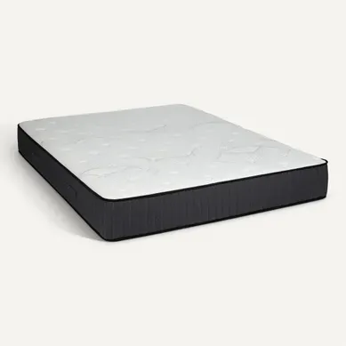 Matelas 160x200 cm ressorts avec 2 cm de mémoire de forme SENZA ép.25 cm Matelas 160x200 cm ressorts avec 2 cm de mémoire de forme SENZA ép.25 cm vue 3/4