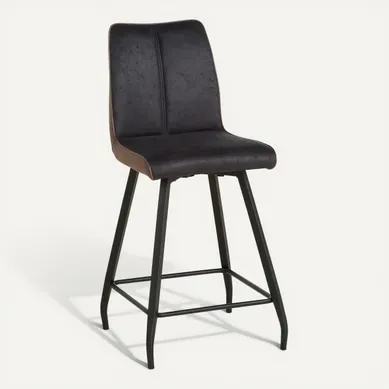 Tabouret bar H 63,5 ESTHER Bicolore vue 3/4