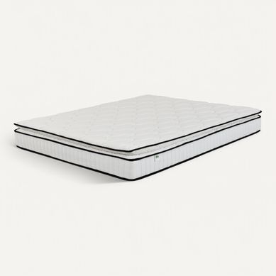 Matelas ressorts + surmatelas 160x200cm avec mémoire de forme CLEOPATRE ép.22 cm Matelas ressorts + surmatelas 160x200cm avec mémoire de forme CLEOPATRE ép.22 cm vue 3/4