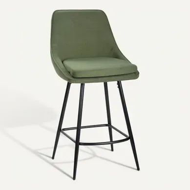 Tabouret RON Vert vue 3/4