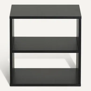 Cube 2 niches NEXT 3 Noir Cube 2 niches NEXT 3 Noir vue de face