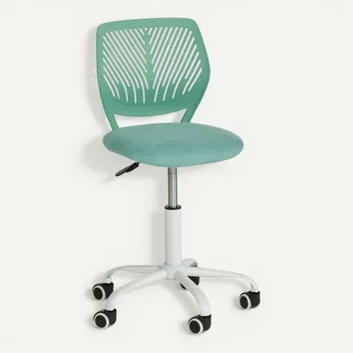 Chaise dactylo LOISE Vert vue 3/4