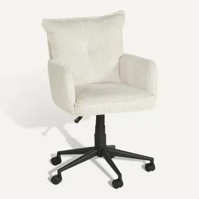 Fauteuil de bureau ALMA Beige vue 3/4