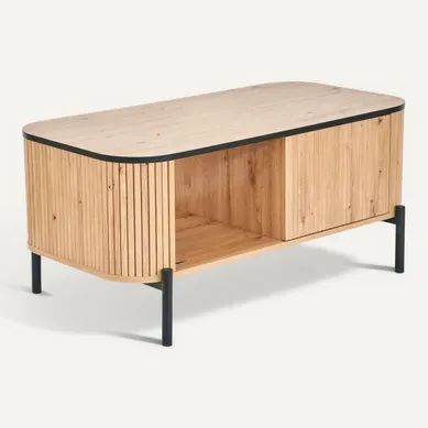Table basse ADRIAN Imitation chêne Table basse ADRIAN Imitation chêne vue 3/4