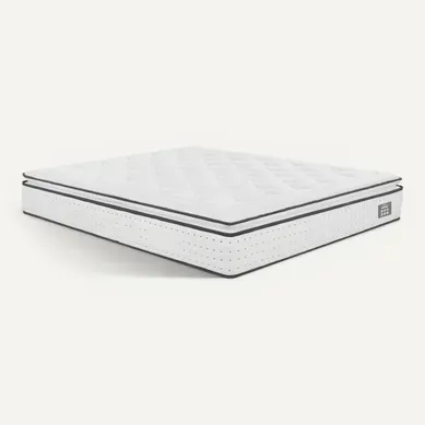 Matelas ressorts 160x200 cm AUREAL avec latex + 3 cm mémoire de forme ép. 27 cm vue 3/4