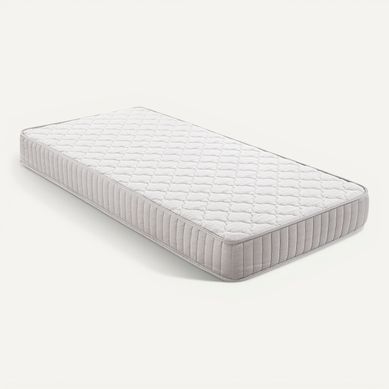 Matelas mousse 90x200 cm avec 2 cm mémoire de forme SOLANO ép. 20 cm Matelas mousse 90x200 cm avec 2 cm mémoire de forme SOLANO ép. 20 cm vue 3/4