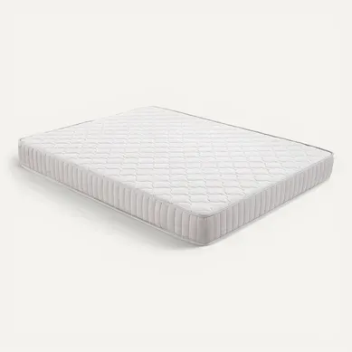 Matelas mousse 140x190 cm avec 2 cm mémoire de forme SOLANO ép. 20 cm Matelas mousse 140x190 cm avec 2 cm mémoire de forme SOLANO ép. 20 cm vue 3/4