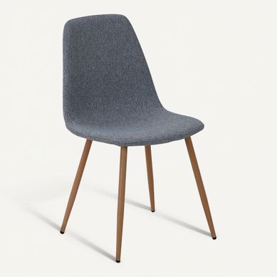 Chaise AUDE Gris vue 3/4
