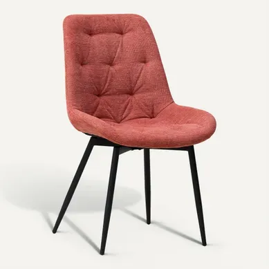 Chaise pivotante ARMEL Terracotta vue 3/4