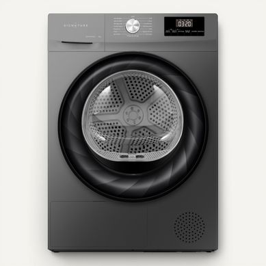 Sèche-linge hublot SIGNATURE SLFPACS9D/2 9kg Gris foncé Sèche-linge hublot SIGNATURE SLFPACS9D/2 9kg Gris foncé vue de face
