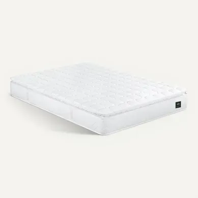Matelas ressorts 180x200 cm avec 2 cm de mémoire de forme PERLE ép. 26 cm vue 3/4