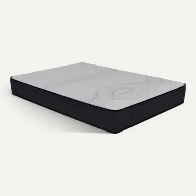 Matelas 140x200 cm ressorts avec 2 cm de mémoire de forme SENZA ép.25 cm vue 3/4