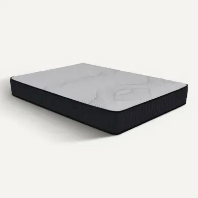 Matelas 180x200 cm ressorts avec 2 cm de mémoire de forme SENZA ép.25 cm Matelas 180x200 cm ressorts avec 2 cm de mémoire de forme SENZA ép.25 cm vue 3/4