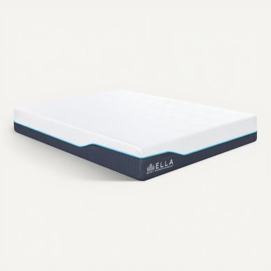 Matelas hybride 140x190 cm ELLA avec mémoire de forme et tissu fraicheur ép. 25 cm Matelas hybride 140x190 cm ELLA avec mémoire de forme et tissu fraicheur ép. 25 cm vue 3/4