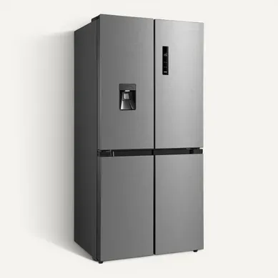 Réfrigérateur multi-portes SIGNATURE SFDOOR470AQUADX 470L Inox vue 3/4