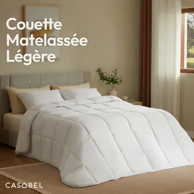 Couette 220x240 Cm, 450 Gsm, Respirante, Lavable